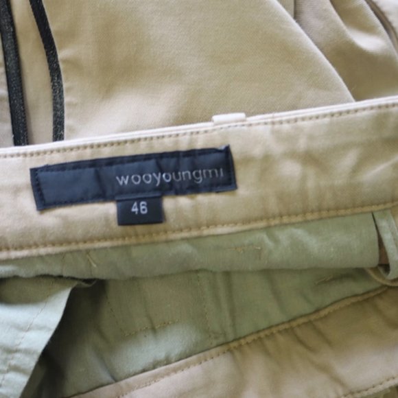 WooYoungMi Black Zipper / Khaki Pant - Picture 3 of 3